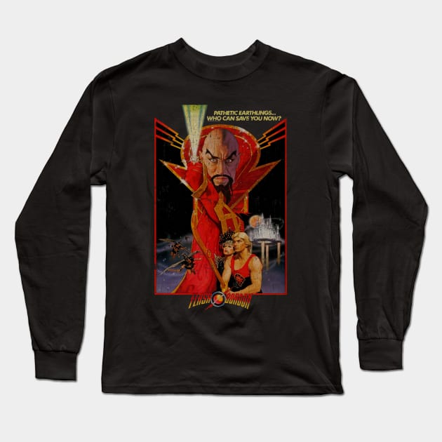 Vintage Flash Gordon Long Sleeve T-Shirt by OniSide